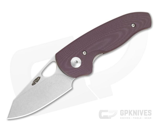 TRM Holier Nerd Popsicle Purple G10 3D Contoured Magnacut Folding Knife (2.20") - TRM-009