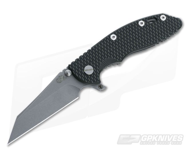 Hinderer Knives XM-18 3.5" Black-OD Fatty Wharncliffe Working Finish - HK-0103