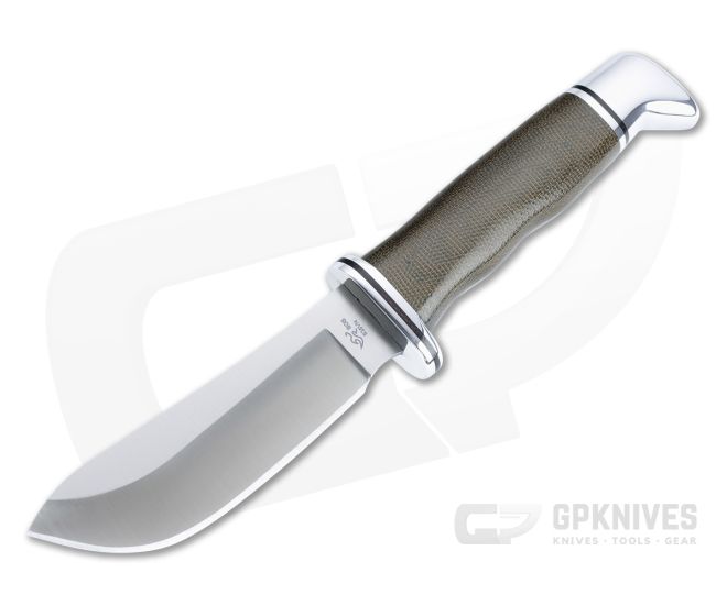 Buck 103 Skinner Pro S35VN Green Micarta Hunting Fixed Blade 0103GRS1 - BU-0103GRS1