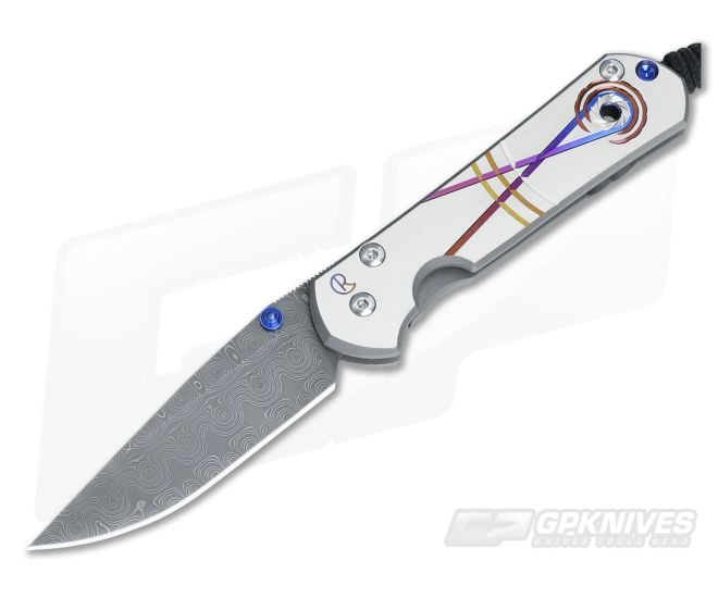 Chris Reeve Damascus Small Sebenza 21 Unique Graphic - CRK-S21-X026