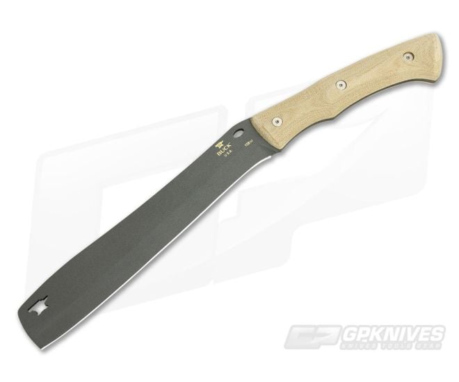 Buck 108 Compadre Froe Cobalt Cerakote 5160 Canvas Micarta 108BRS1 - BU-0108BRS1