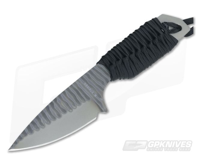 M Strider Knives Flamed Titanium Spear Fixed Blade #8 - MSK-010