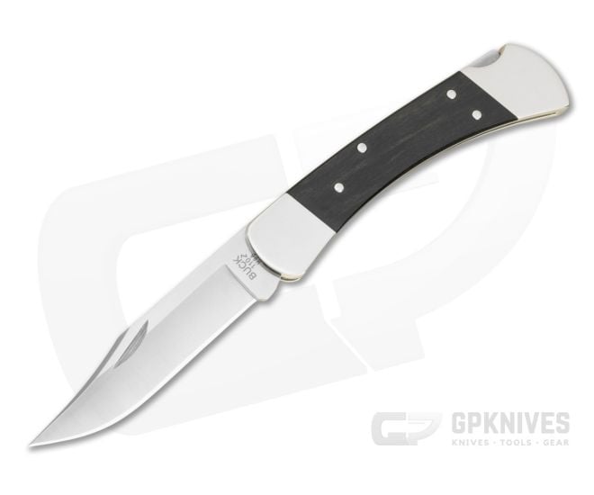 Buck 110 Slim Heritage Elite Nickel Silver Folder - BU-0110BRS20
