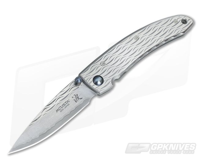 MCusta Nami Small Folder Damascus - MC-0111D