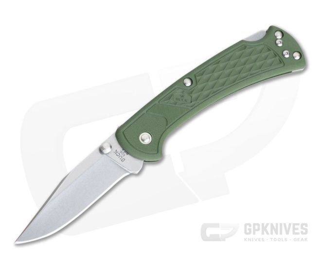 Buck 112 Slim Select Ranger OD Green Folding Lock Back 0112ODS2 - BU-0112ODS2