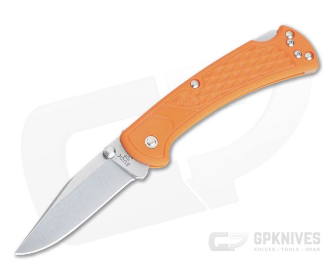 Buck 112 Slim Select Ranger Blaze Orange Folding Lock Back 0112ORS2 - BU-0112ORS2