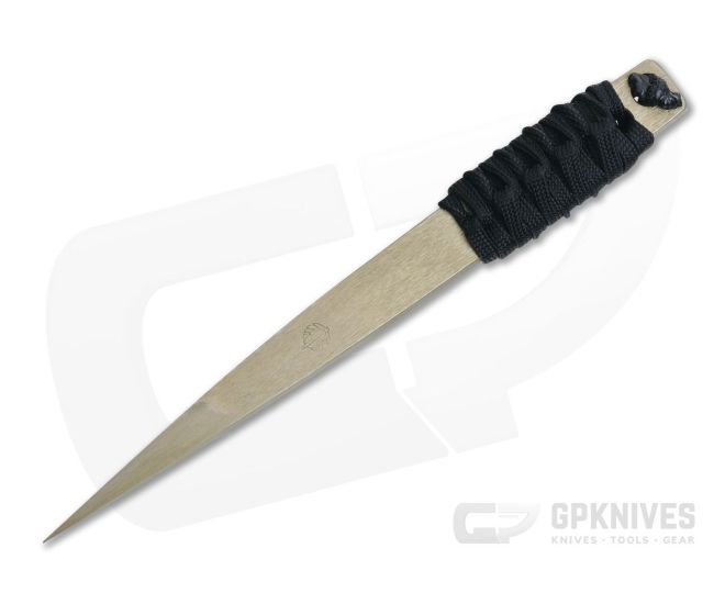 M. Strider Knives Bronze ATS-34 LM Nail 6" Cord Wrapped Fixed Blade - MSK-0119
