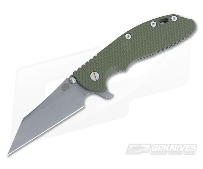 Hinderer Knives XM-24 OD Green M390 Wharncliffe Working Finish - HK-0120
