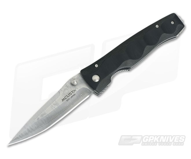 MCusta Damascus Tactility Black Micarta - MC-0121D