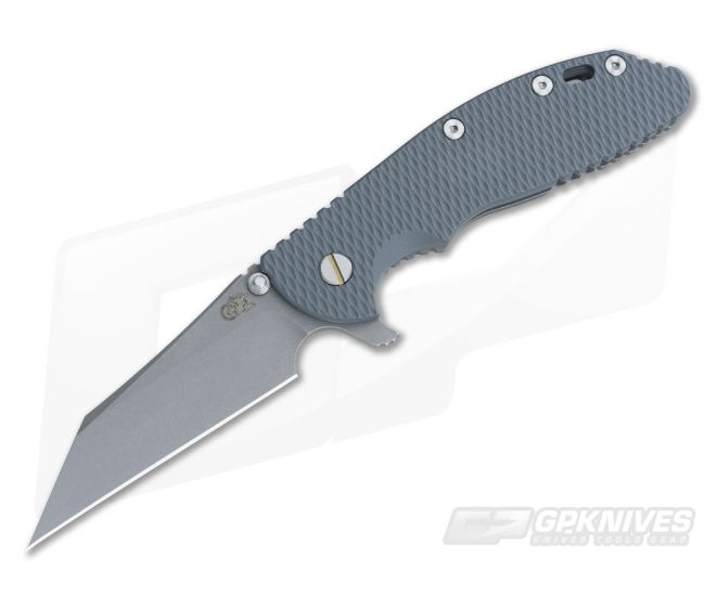 Hinderer Knives XM-24 Gray M390 Wharncliffe Working Finish - HK-0122