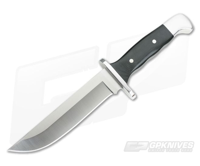 Buck Knives Frontiersman Black Micarta Bowie 0124BKSLE - BU-0124BKSLE