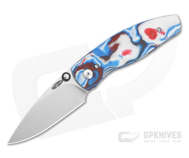 TRM Neutron 2 Star Spangle G10 3D Magnacut Liner Lock Folding Knife (3.00") - TRM-012