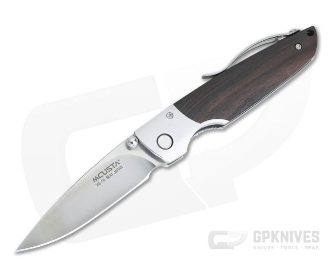 MCusta Taina 143R Bolstered Indian Rosewood VG10 Liner Lock Folder - MC-0143R
