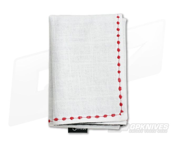 SwankHanks White Organic Linen Canvas and Microsuede Hank - SH-015