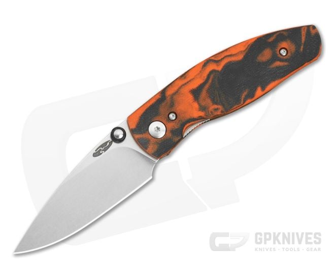 TRM Neutron 2 Tangerine Tiger Orange G10 3D Magnacut Liner Lock Folding Knife (3.00") - TRM-015