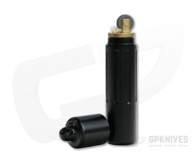 Maratac Expandable Lighter Vault Cache Black Aluminum - MAR-016