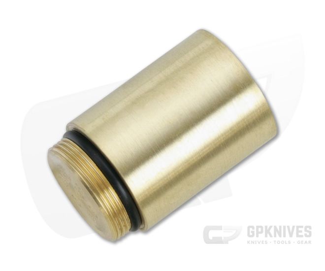 Maratac Expandable Lighter Vault Cache Extender Tube Brass - MAR-017