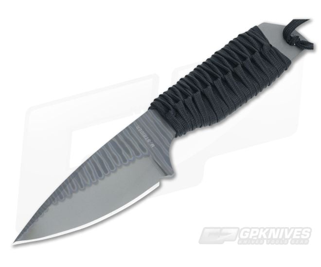 M Strider Knives Flamed Titanium Spear Fixed Blade #6 - MSK-018