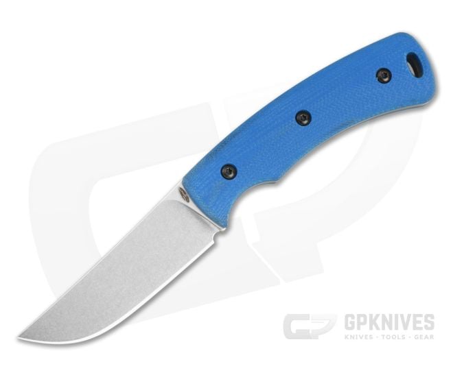 TRM Tagalong Royal Blue G10 MagnaCut Stonewashed Fixed Blade (2.32") - TRM-018