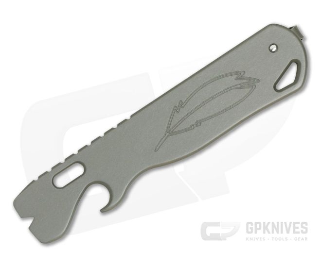 Lynch Northwest All Access Pass AAP V1.2 Titanium Pocket Tool w/ Clip Sandwashed - LNW-018