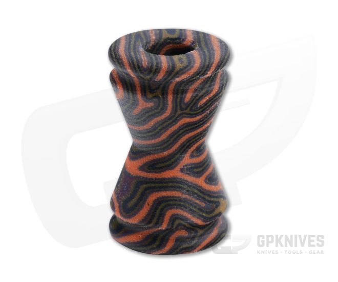 Dawson Machine Craft Wild Tiger Crazy Fiber Hourglass Lanyard Bead - DMC-01