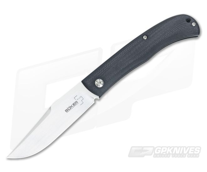 Boker Plus Slack G10 Slip Joint Folder Satin VG10 01BO065 - BO-01BO065