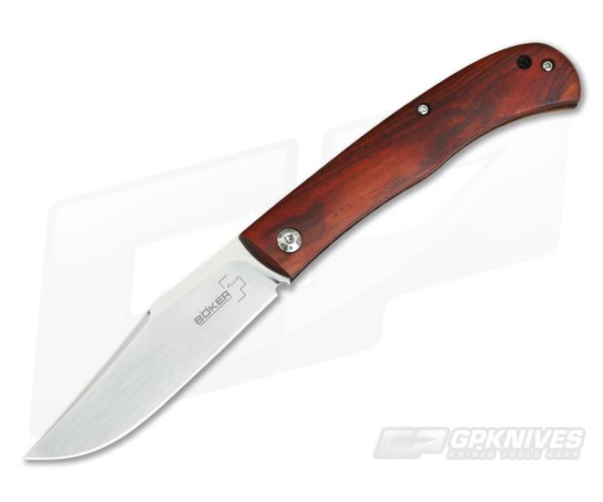 Boker Plus Slack Cocobolo Slip Joint Folder Satin VG10 01BO069 - BO-01BO069