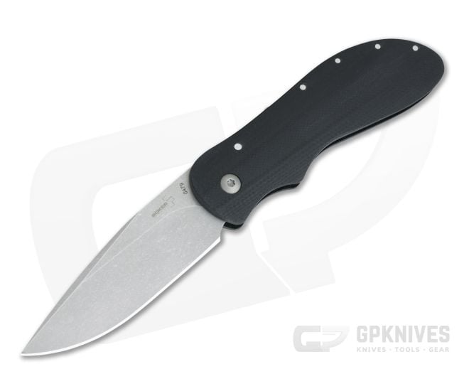 Boker Plus Voortrekker Friction Folder Black G10 D2 Steel 01BO089 - BO-01BO089