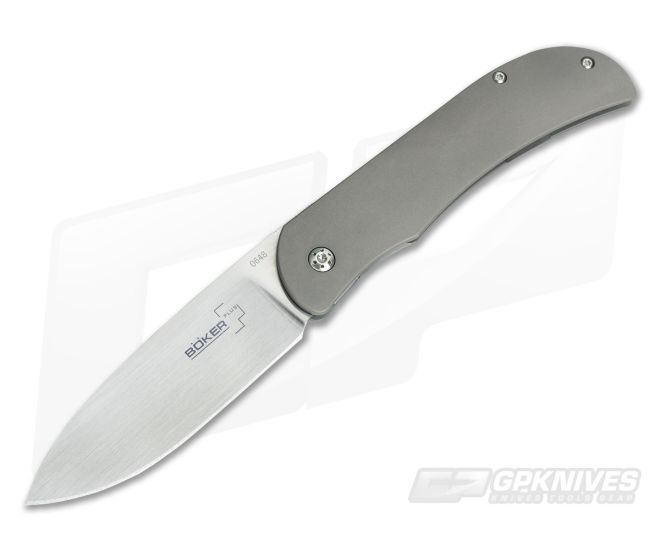 Boker Plus Exskelibur I Titanium Framelock S35VN Skellern 01BO133 - BO-01BO133