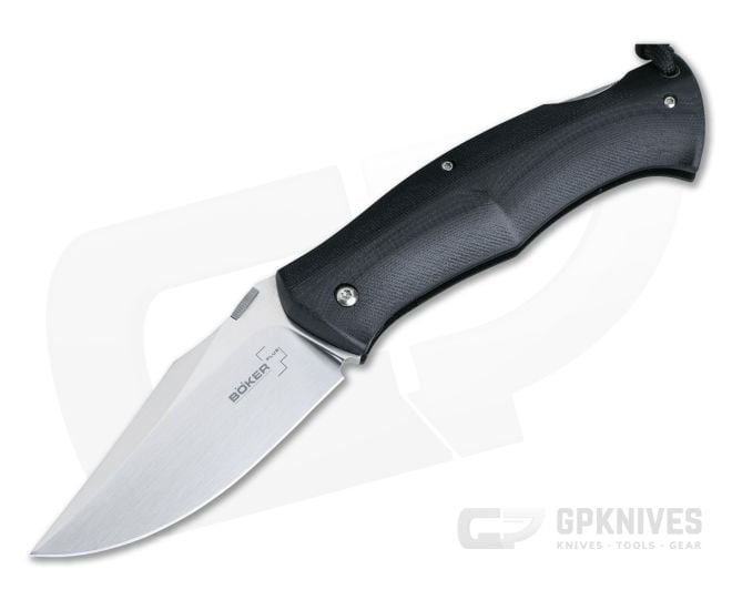 Boker Plus Kerberos Durand Black G10 D2 Tactical Back Lock 01BO266 - BO-01BO266