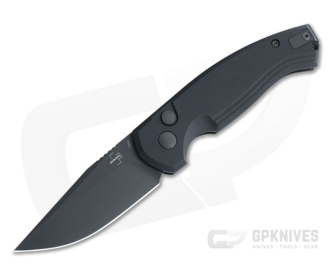 Boker Plus Karakurt Vox Black Cerakote 154CM Black Aluminum USA Automatic 01BO365 - BO-01BO365