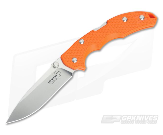 Boker Plus Patriot USA Orange Satin Knife 01BO372 - BO-01BO372