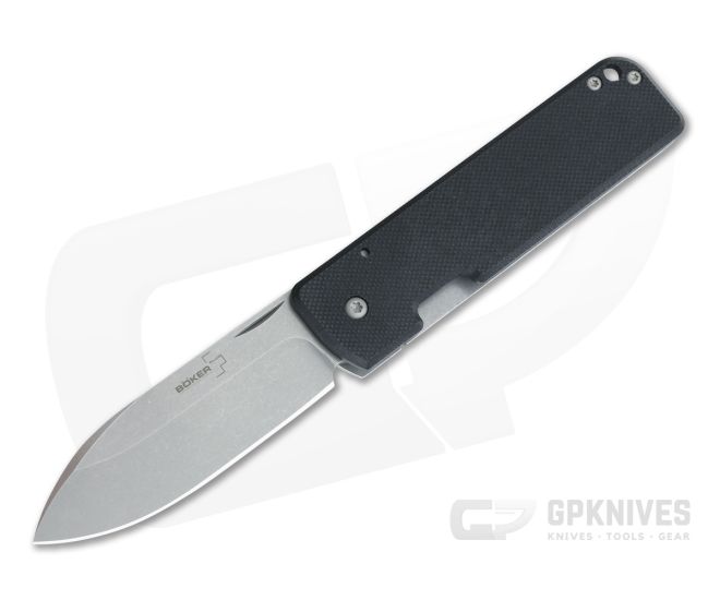 Boker Plus Lancer 42 G10 Stonewashed D2 Frame Lock Folder 01BO465 - BO-01BO465