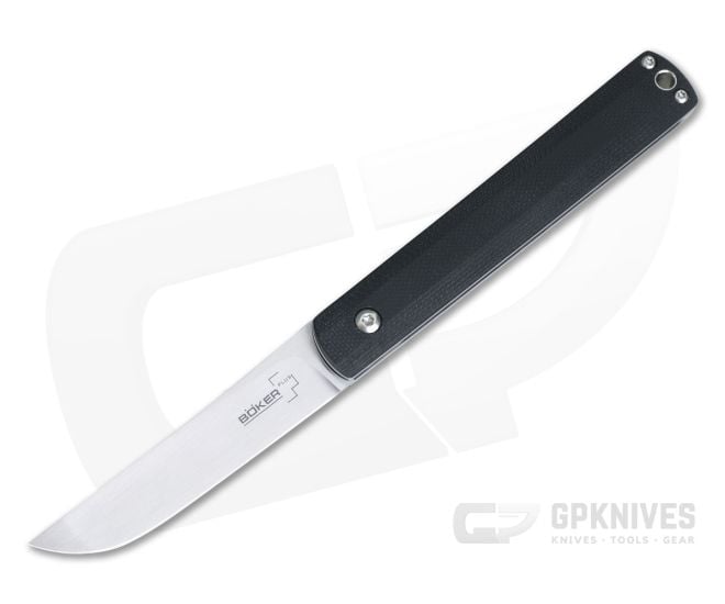 Boker Plus Wasabi Slip Joint Top Flipper Black G10 01BO630 - BO-01BO630