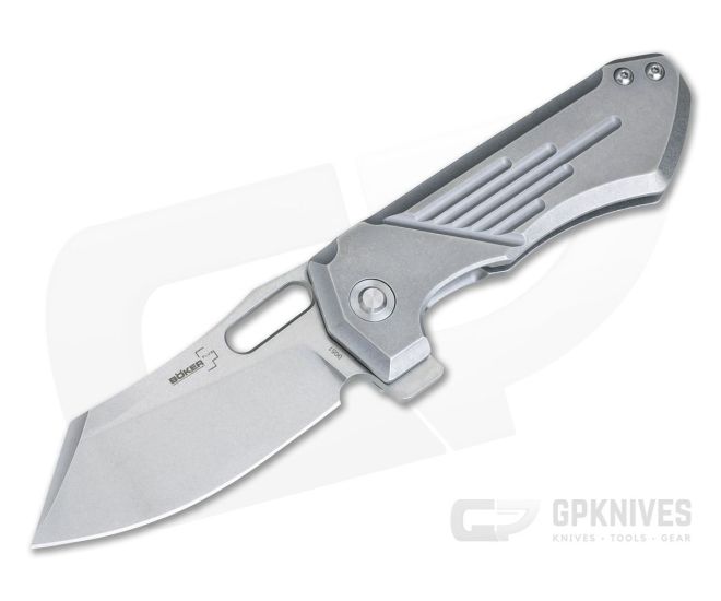 Boker Plus Leviathan J.B. Stout Steel Frame Lock D2 Flipper 01BO752 - BO-01BO752