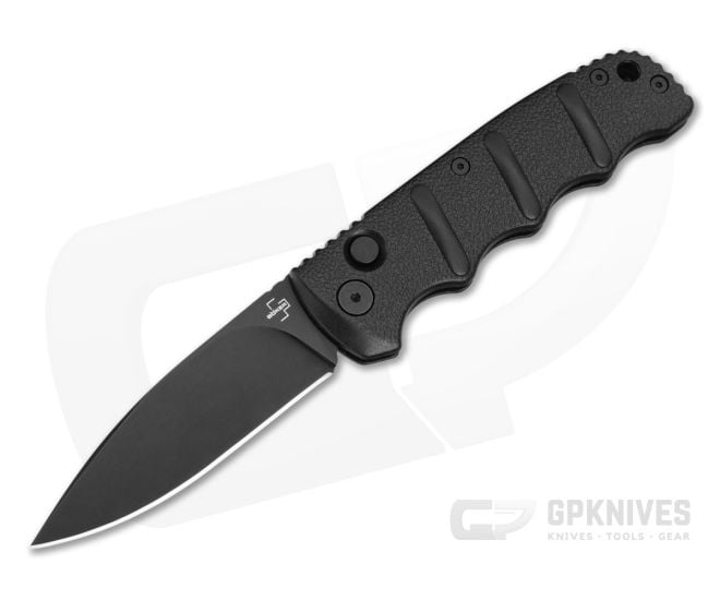 Boker Kalashnikov Drop Point Black Aluminum D2 Black Coated Automatic Knife (3.35" Blade) 01BP0151 - BO-01BP0151