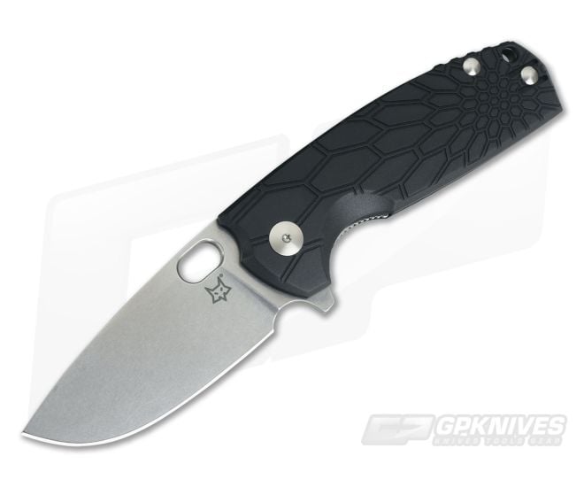 Fox Knives Vox Core Black FRN Stonewashed N690Co Liner Lock Flipper 604 - BO-01FX319