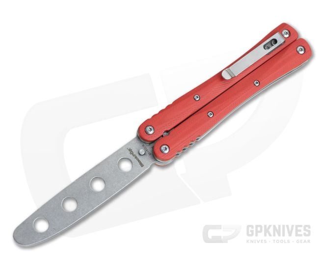Black Fox Balisong Trainer Red G10 01FX390 - BO-01FX390