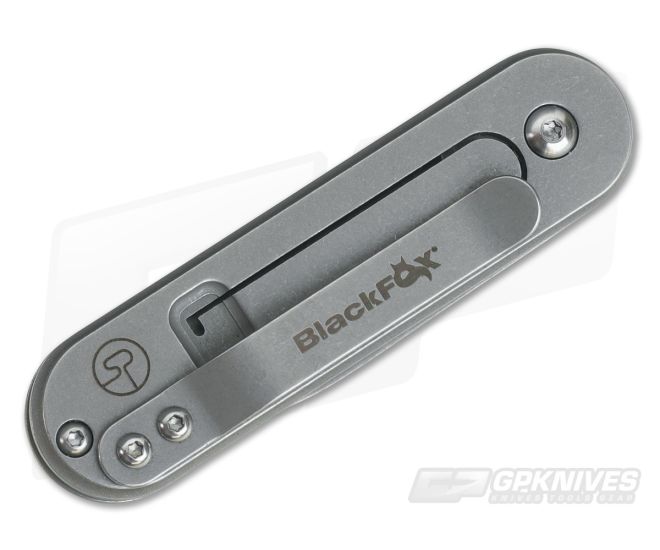 BlackFox Panchenko Bean Gen 2 440C Stonewash Stainless Steel Slip