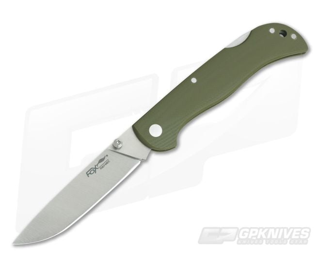 Fox Knives 500 Series Green G10 Back Lock Folder 500G - BO-01FX718
