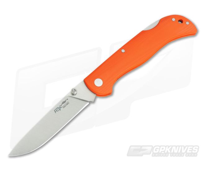 Fox Knives 500 Series Orange G10 Back Lock Folder 500O - BO-01FX719