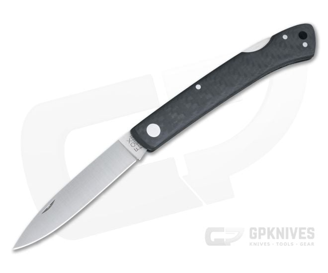 Fox Knives Carbon Fiber Back Lock Folding Knife 573CF - BO-01FX730