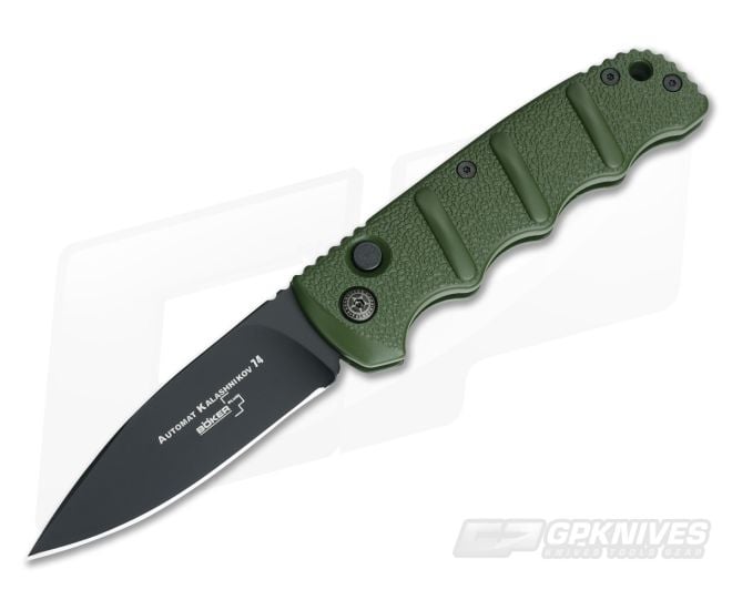 Boker Kalashnikov 74 Automatic Green with Black Blade 01KALS02N - BO-01KALS02N