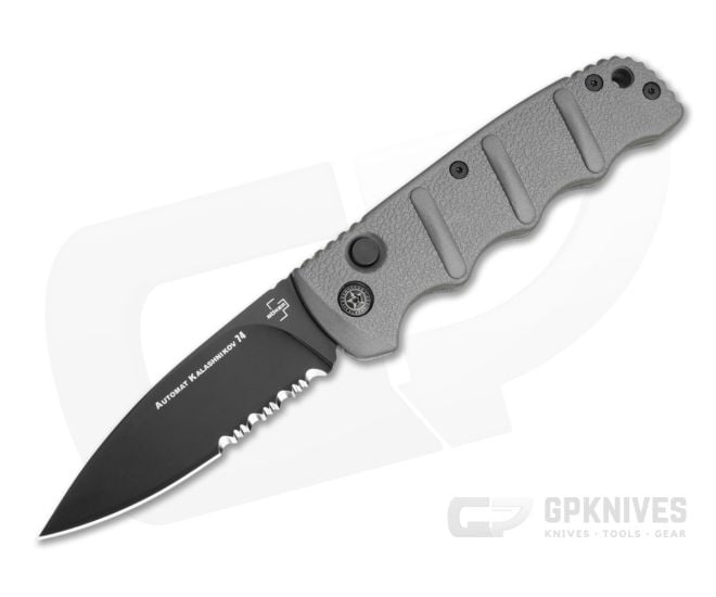 Boker Plus Kalashnikov Auto Gray D2 Part Serrated - BO-01KALS94
