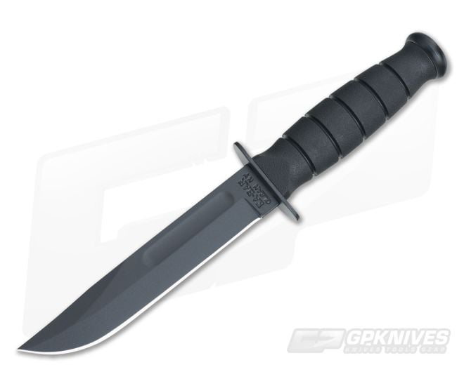 Kabar Black Short Fixed Blade Knife 1256 - KA-1256