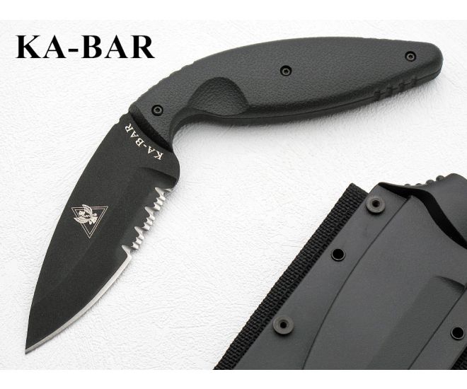 Kabar Large TDI Law Enforcement Knife 1483 Serrated for Sale