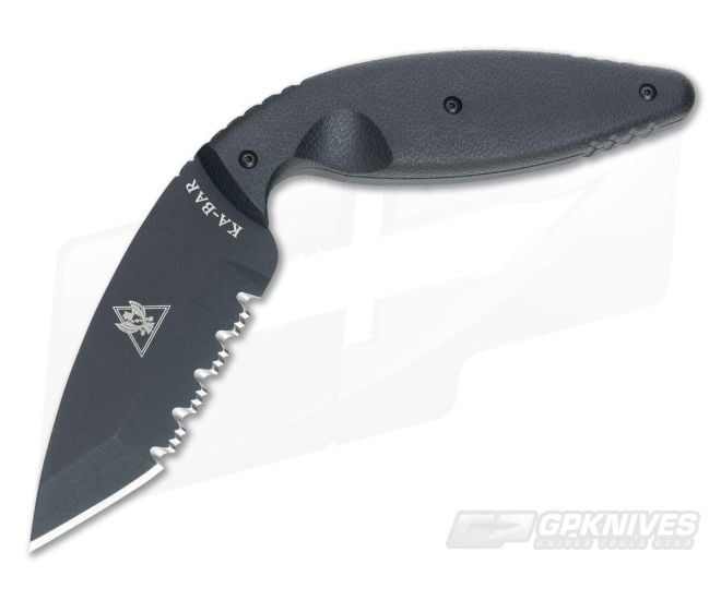 Kabar Large TDI Tanto Law Enforcement Serrated Knife 1485 - KA-1485