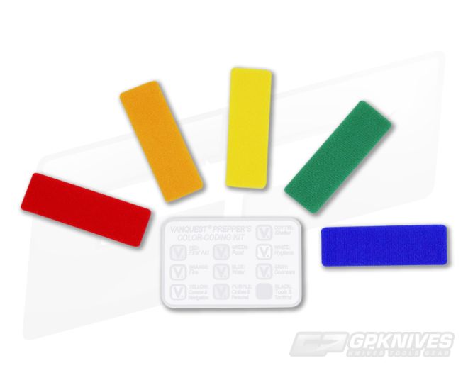 Vanquest Prepper's Color-Coding Kit Refill 5-color AnchorWraps 020102 - VQ-020102