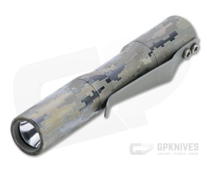 CWF Micro Click Camo Ti 5000k 10440 Custom Flashlight CWF-020 - CWF-020