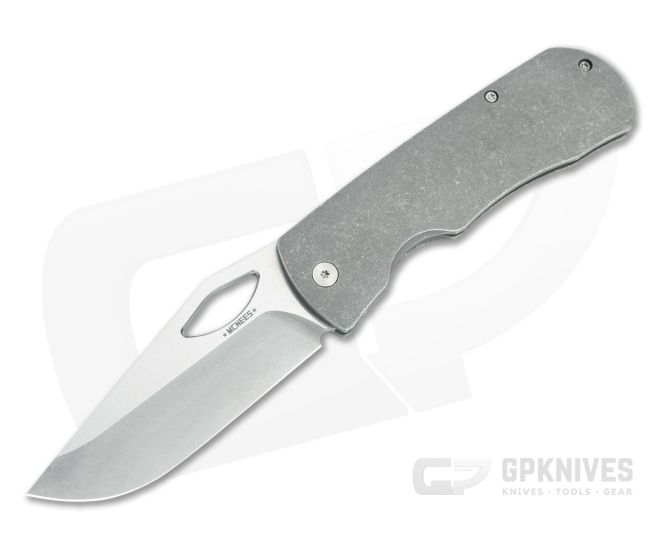 McNees Knives Dixon Base Model Atomic Stonewash - MNK-021
